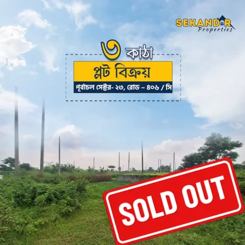 23-406c-purbachal-3katha South Facing 3 Katha Land in Sector 23, Rajuk Purbachal